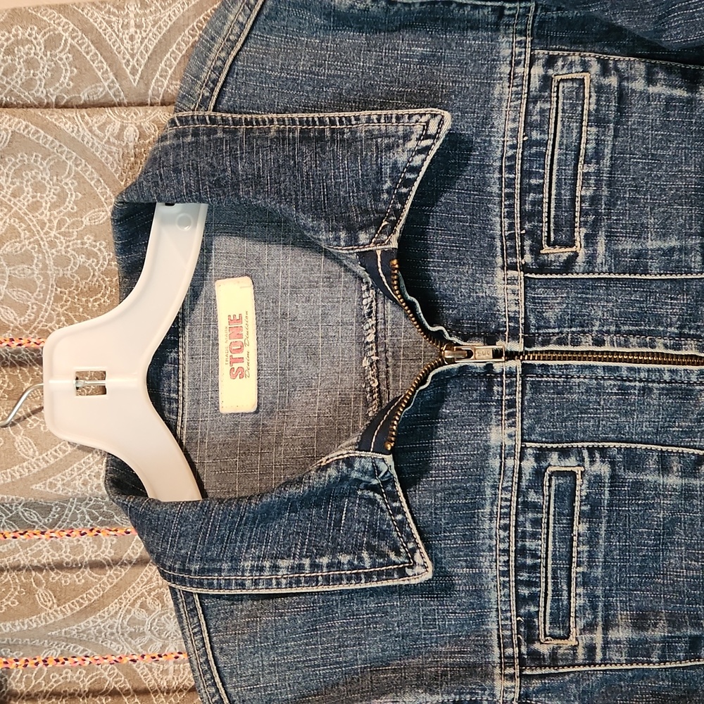 Stone Demin Jacket - Picture 2 of 6